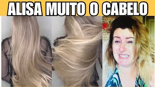 COLOQUE ISSO NO CREME SEM ENXAGUE APENAS 1 VEZ CABELO LISO SEM CHAPINHA E QUÍMICA NA HORA ALISA [upl. by Burbank]