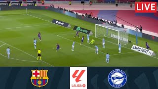 Barcelona vs Alaves Live Stream [upl. by Eibrab]