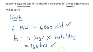 How to calculate kWh [upl. by Kinsley]