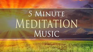 5 Minute Meditation Music  with Earth Resonance Frequency for Deeper Relaxation [upl. by Yetac]