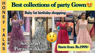 Best collections of party  bridal gowns in sowcarpet amp purasaiwakkam Kay Shreeboutique  Blossom [upl. by Pesek]