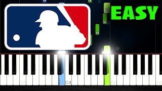 Baseball  Hockey Charge Stadium Organ Theme  EASY Piano Tutorial [upl. by Alvina]