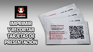 Imprimir y Recortar Tarjetas de Presentación Fácilmente [upl. by Atilrep742]