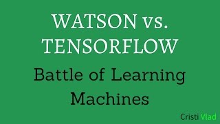 Image Classification  Tensorflow vs Watson Machine Learning [upl. by Irehc960]