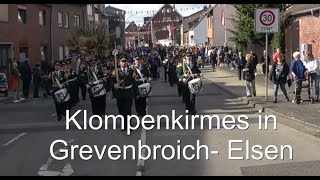 Schützenfest Klompenkirmes in Grevenbroich Elsen 2024 Nach der Parade zurück zum Festzelt [upl. by Goggin824]