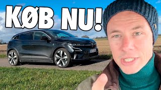 BEDSTE elbil til under 300000 kr efter prisregulering – Renault Megane ETech 2024 [upl. by Nivrad843]