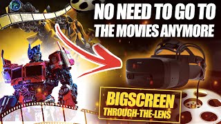 NO NEED TO GO TO THE MOVIES ANYMORE  Bigscreen ThroughTheLens of Varjo VR3 [upl. by Yokoyama]