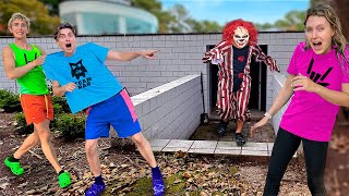 We CAUGHT the CLOWN living under CARTER SHARERs HOUSE [upl. by Kip981]