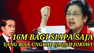 MEGAWATI GAK MAIN MAIN SAYEMBARA UNGKAP IJAZAH PALSU JOKOWI [upl. by Retse]