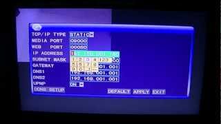 How to Configure the IP Address of the DVR on your Local Area Network LAN [upl. by Jea]