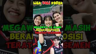 Megawati Cs Tertinggi dalam klasemen volleyball sports megawatihangestri [upl. by Nulubez]