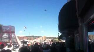 B1 fly over Sturgis Bike Rally 81010 [upl. by Addia]