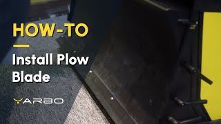 Howto Install Plow Blade [upl. by Ailet419]