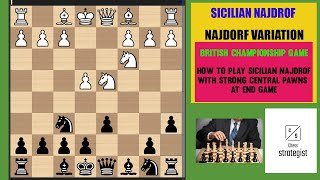 HOW TO PLAY Sicilian Najdorf  strong central pawns [upl. by Norvall]