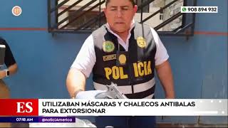 BRECC SJL UTILIZABAN MASCARAS Y CHALECOS ANTIBALAS PARA EXTORSIONAR [upl. by Nnayram]