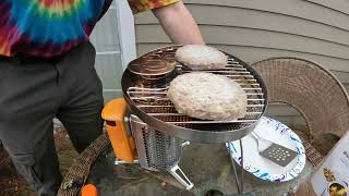 Cooking with the BioLite campStove2 With grill [upl. by Eilyak353]