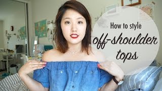 How to Style OffShoulder Tops [upl. by Yllehs667]