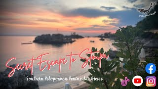 STOUPA  PELOPONNESE  GREECE  SECRET SANTORINI  WALK ABOUT TOUR [upl. by Oates]