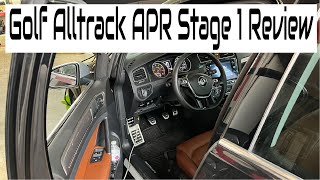 Golf Alltrack APR Stage 1 Tune Review [upl. by Raila102]