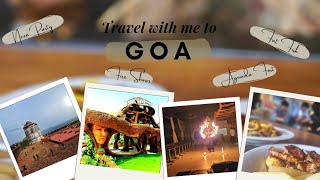 Goa Vlog  Neon Party Fun at LPK Exploring Aguada Fort Dining at Fat Fish in Goa Goa Day 1 [upl. by Derej]