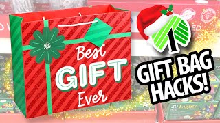 🎄25 BRILLIANT Dollar Tree Gift Bag DIYs amp HACKS for Christmas 2024 [upl. by Rugen]