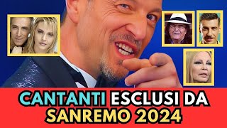 CANTANTI ESCLUSI da Sanremo 2024 che ne pensi [upl. by Maurreen]