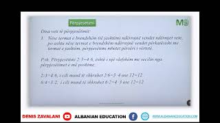 9 02 078 Java 20 Matematikë përpjesa dhe përpjestimi [upl. by Einaoj]