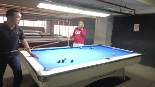 Billiard 🎱 Pemula Amatir Parah Lucu main lama gak kelar2 [upl. by Daus]