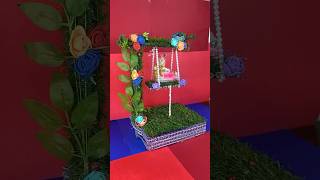 😮 DIY jhula making  laddu gopal  short youtubeshort crafty shortsviral [upl. by Hound]