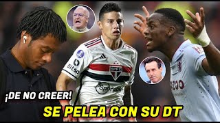 🚨LO ULTIMO COLOMBIANO SE PELEѦ CON SU DT POR ESTO ¿SE VA DEL CLUB  HABLARON DE JAMES  CUADRADO [upl. by Yevre]