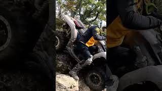 Cfmoto Cforce Vs CanAm Renegade  Hard Challenge [upl. by Eelynnhoj551]