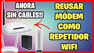 Como Convierte Router TPLINK en repetidor WIFI SIN CABLES 100 inalambrico  Metodo facil 2023 [upl. by Isnam]