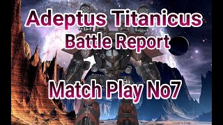 Adeptus Titanicus Battle Report No7  Confrontation 12501750 pts [upl. by Echikson]