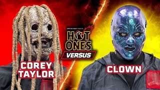 Slipknot’s Corey Taylor vs Shawn “Clown” Crahan  Hot Ones Versus [upl. by Lyram]