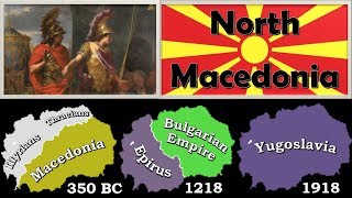 History of North Macedonia since 350 BC  Every Year [upl. by Nifled]