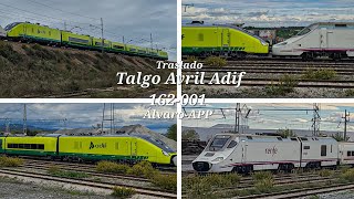 Traslado renfe s730  Talgo Avril 162001 Adif Las Matas 261024 [upl. by Divod898]