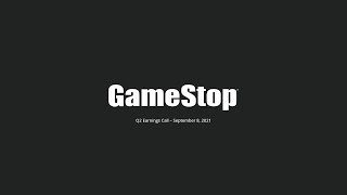 GameStop Q2 Earnings Call [upl. by Fechter310]