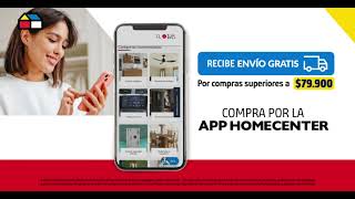 ¡Compra en la APP Homecenter [upl. by Ynottirb]