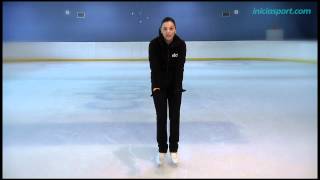 Patinaje sobre hielo 4 Posicion básica [upl. by Cirderf]