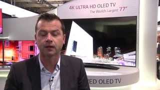 LG 77EC980V IFA 2013 [upl. by Ardnama323]