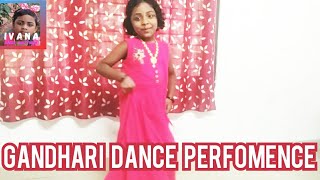 GANDHARI SONG DANCE PERFOMENCE  KEERTHI SURESH [upl. by Laughlin]