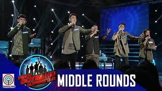 Pinoy Boyband Superstar Mid Rounds Gabriel Isaiah Russell Wilbert Markus  quotThis I Promise Youquot [upl. by Aenea]