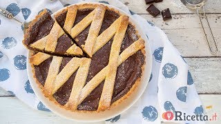 Crostata al cioccolato  Ricettait [upl. by Ranita]