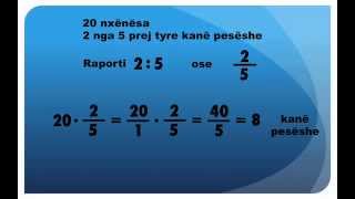 20 Raporti dhe proporcioni [upl. by Ottavia]