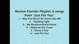 Marion Fiander Playlist  6 songs from quotJust For Youquot 1987 [upl. by Florie]