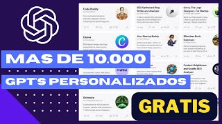 Mas de 10000 GPTs Personalizados GRATIS 💗 gracias a AIPRM [upl. by Hayley]