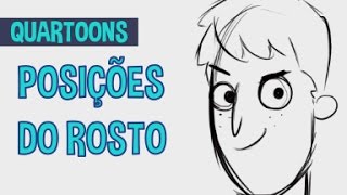 Quartoons 2  Como desenhar rostos em diferentes ângulos e posições [upl. by Tilford]