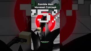 Zombie Man MOVESET Concept  The Strongest Battlegrounds [upl. by Sewole290]