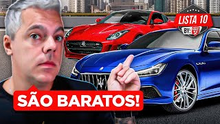 10 CARROS DE LUXO QUE SÃO BARATOS MAS PARECEM CAROS PAGAR DE RICO GASTANDO POUCO EM 2024 [upl. by Adnolehs815]