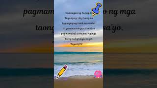 kahulugan ng tunay na tagumpay viralvideo nevergiveup bepositive [upl. by Ledarf]